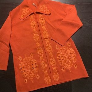 Vintage Asian Inspired Embroidered Cardigan